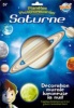 Saturne lumineuse dans le noir