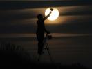 ECLIPSE PARTIELLE DE LUNE 40X40CM