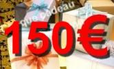 Chque cadeau 150 euros