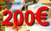 Chque cadeau 200 euros